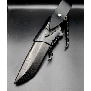 ЧОРНИЙ СКОРПІОН ІІІ авторський ніж ручної роботи Павла Гончаренка, сталь - К110™ в ламінаті n690 через латунь і мідь, 61 HRC. Photo 2